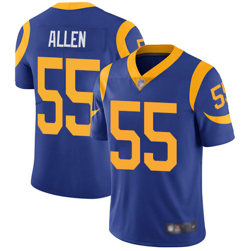 Los Angeles Rams Limited Royal Blue Men Brian Allen Alternate Jersey NFL Football 55 Vapor Untouchable